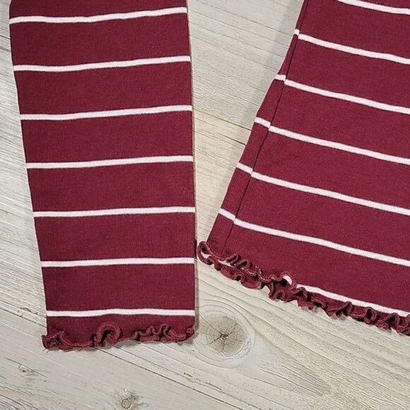 Mickey Mouse Striped Mock Turtle Neck Sz L - Picture 3 of 9